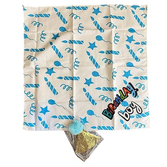 Dog Birthday Boy Bandana New With Birthday Party Hat, Furbaby Pet - Picture 2 of 4